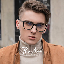 Load image into Gallery viewer, Blue Light Blocking Glasses for Men Women Square TR90 Frame Anti Radiation Glasses Computer Glasses Protect Eyes