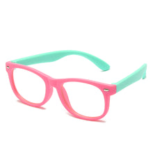 Load image into Gallery viewer, Blue Light Blocking Kids Glasses Optical Frame Children Boy Girls Square Computer Transparent Anti Reflective Eyeglasses UV400