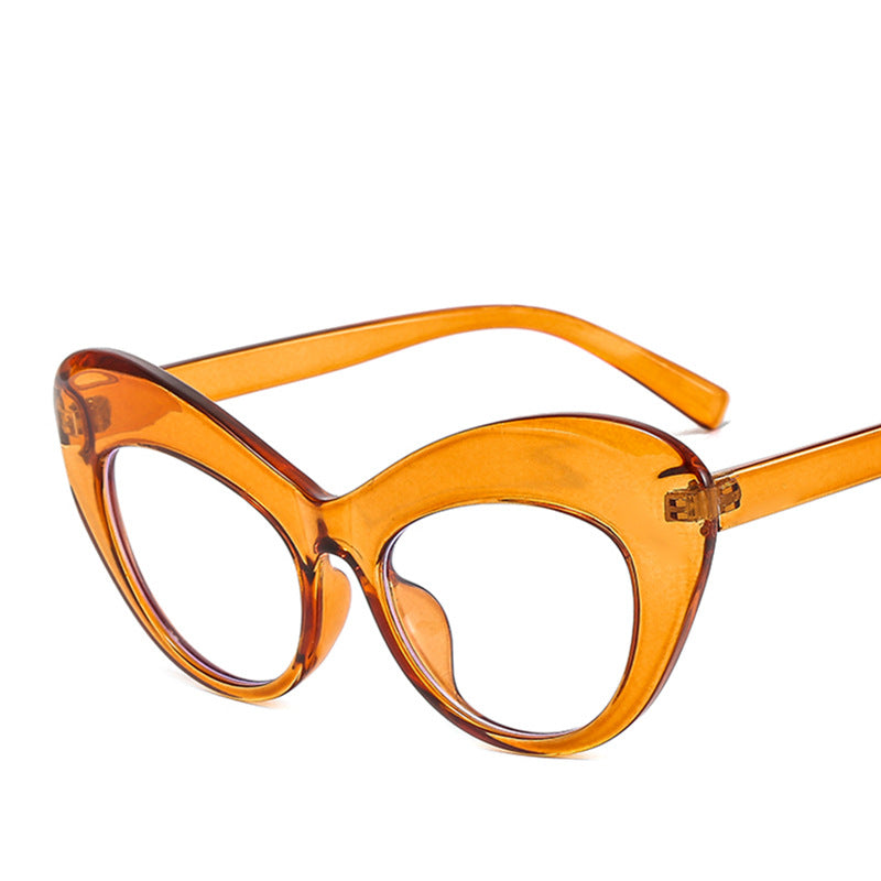 Blue Light Blocking Ladies Glasses  Oversized Frame Thick Frame Ladies  Designer Glasses Butterfly Design Prescription Gla