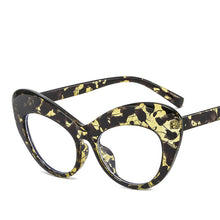 Load image into Gallery viewer, Blue Light Blocking Ladies Glasses  Oversized Frame Thick Frame Ladies  Designer Glasses Butterfly Design Prescription Gla