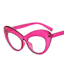 Load image into Gallery viewer, Blue Light Blocking Ladies Glasses  Oversized Frame Thick Frame Ladies  Designer Glasses Butterfly Design Prescription Gla