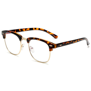 Blue Light Blocking Square Computer Glasses Photochromic Chameleon Sunglasses Anti Blue Ray Outdoor ProtectionSemi Rimless
