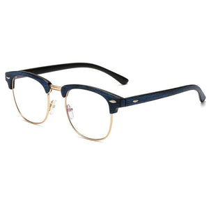 Blue Light Blocking Square Computer Glasses Photochromic Chameleon Sunglasses Anti Blue Ray Outdoor ProtectionSemi Rimless