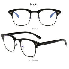 Load image into Gallery viewer, Blue Light Blocking Square Computer Glasses Photochromic Chameleon Sunglasses Anti Blue Ray Outdoor ProtectionSemi Rimless