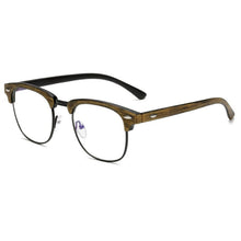 Load image into Gallery viewer, Blue Light Blocking Square Computer Glasses Photochromic Chameleon Sunglasses Anti Blue Ray Outdoor ProtectionSemi Rimless