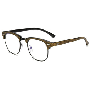 Blue Light Blocking Square Computer Glasses Photochromic Chameleon Sunglasses Anti Blue Ray Outdoor ProtectionSemi Rimless
