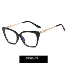 Carica l'immagine nel visualizzatore di Gallery, Blue Light Blocking Women Eyeglasses Designer Brand UV400 Anti-Reflective Prescription Full Rim Eyewear Spectacles