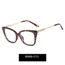 Carica l'immagine nel visualizzatore di Gallery, Blue Light Blocking Women Eyeglasses Designer Brand UV400 Anti-Reflective Prescription Full Rim Eyewear Spectacles