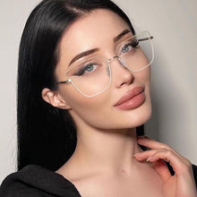 Load image into Gallery viewer, Blue Light Blocking Women Glasses Frame Optical Full Rim Alloy Female Eyewear UV400 Spectacles Woman Eyeglasses New