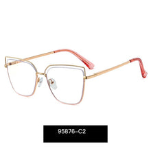 Load image into Gallery viewer, Blue Light Blocking Women Glasses Frame Optical Full Rim Alloy Female Eyewear UV400 Spectacles Woman Eyeglasses New