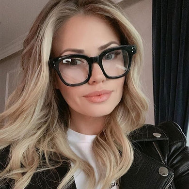 Blue Light Computer Glasses Women 2023 Vintage Square Optica Gaming Goggles Transparent Frame Men Blue Light Blocking Eyeglasses