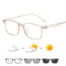 Load image into Gallery viewer, Blue Light Filter Computer Glasses TR90 For Blocking UV Anti Eye Eyestrain Transition Photochromic Gaming Glasses Women Men