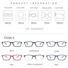 Load image into Gallery viewer, Blue Light Filter Computer Glasses TR90 For Blocking UV Anti Eye Eyestrain Transition Photochromic Gaming Glasses Women Men