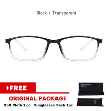 Load image into Gallery viewer, Blue Light Filter Computer Glasses TR90 For Blocking UV Anti Eye Eyestrain Transition Photochromic Gaming Glasses Women Men