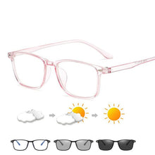 Load image into Gallery viewer, Blue Light Filter Computer Glasses TR90 For Blocking UV Anti Eye Eyestrain Transition Photochromic Gaming Glasses Women Men