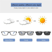 Load image into Gallery viewer, Blue Light Filter Computer Glasses TR90 For Blocking UV Anti Eye Eyestrain Transition Photochromic Gaming Glasses Women Men