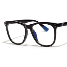 Carica l&#39;immagine nel visualizzatore di Gallery, Blue Light Glasses Frame Computer Glasses Spectacles Round Transparent Female Women Men Eyeglasses Frame Optical Frames Clear