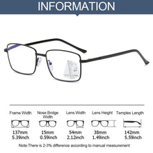 Load image into Gallery viewer, Blue Light Progressive Multifocal UV Protection Readers Eyeglasses Presbyopia Glasses Reading Glasses Computer Goggles