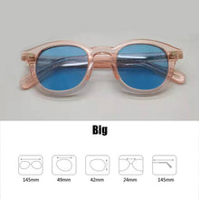 Load image into Gallery viewer, Blue Night-Vision Glasses Johnny Depp Sunglasses Protective Gears Sun Glasses Polarized Lens Anti Glare Drivers Goggles With Box