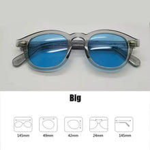 Load image into Gallery viewer, Blue Night-Vision Glasses Johnny Depp Sunglasses Protective Gears Sun Glasses Polarized Lens Anti Glare Drivers Goggles With Box