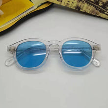 Load image into Gallery viewer, Blue Night-Vision Glasses Johnny Depp Sunglasses Protective Gears Sun Glasses Polarized Lens Anti Glare Drivers Goggles With Box