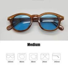 Load image into Gallery viewer, Blue Night-Vision Glasses Johnny Depp Sunglasses Protective Gears Sun Glasses Polarized Lens Anti Glare Drivers Goggles With Box