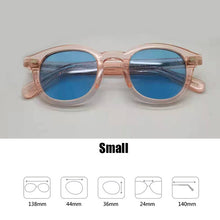 Load image into Gallery viewer, Blue Night-Vision Glasses Johnny Depp Sunglasses Protective Gears Sun Glasses Polarized Lens Anti Glare Drivers Goggles With Box