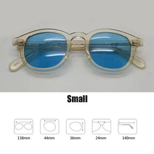Load image into Gallery viewer, Blue Night-Vision Glasses Johnny Depp Sunglasses Protective Gears Sun Glasses Polarized Lens Anti Glare Drivers Goggles With Box