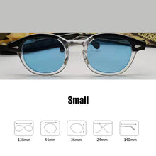 Load image into Gallery viewer, Blue Night-Vision Glasses Johnny Depp Sunglasses Protective Gears Sun Glasses Polarized Lens Anti Glare Drivers Goggles With Box