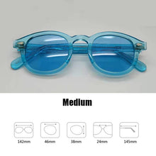 Load image into Gallery viewer, Blue Night-Vision Glasses Johnny Depp Sunglasses Protective Gears Sun Glasses Polarized Lens Anti Glare Drivers Goggles With Box
