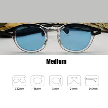 Load image into Gallery viewer, Blue Night-Vision Glasses Johnny Depp Sunglasses Protective Gears Sun Glasses Polarized Lens Anti Glare Drivers Goggles With Box