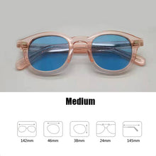 Load image into Gallery viewer, Blue Night-Vision Glasses Johnny Depp Sunglasses Protective Gears Sun Glasses Polarized Lens Anti Glare Drivers Goggles With Box