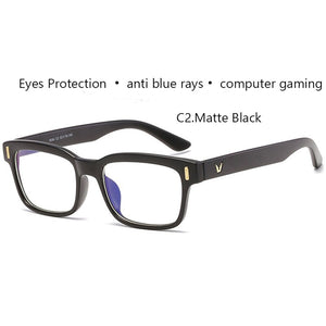 Blue Ray Computer Glasses Men Screen Radiation Eyewear Brand Design Office Gaming Blue Light Goggle UV Blocking Eye Spectacles
