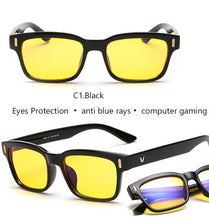 Load image into Gallery viewer, Blue Ray Computer Glasses Men Screen Radiation Eyewear Brand Design Office Gaming Blue Light Goggle UV Blocking Eye Spectacles
