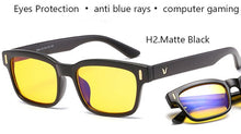 Load image into Gallery viewer, Blue Ray Computer Glasses Men Screen Radiation Eyewear Brand Design Office Gaming Blue Light Goggle UV Blocking Eye Spectacles