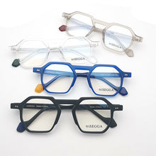 Load image into Gallery viewer, Blue Reading Glasses 2023 Eyeglasses Designer Vintage Square Oversized Optical Spectacles Eyewear Prescription