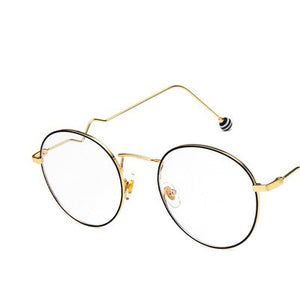 Blue light glasses Women Men candy color Metal Eyeglasses frame rainbow lollipop wave legs Anti Blue Ray Computer goggle
