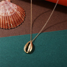 Load image into Gallery viewer, Bohemian Cowrie Conch Shell Pendant Necklace for Women Fashion Ocean Sea Beach Necklaces Boho Shell Jewelry