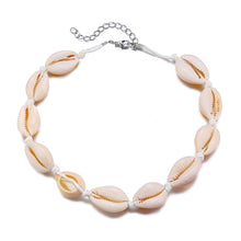 Load image into Gallery viewer, Bohemian Cowrie Conch Shell Pendant Necklace for Women Fashion Ocean Sea Beach Necklaces Boho Shell Jewelry