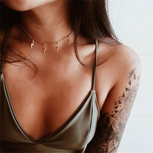 Fashion Moon Circle Map Pendant Necklace for Women Jewelry Earth Choker Multilayer Bijoux Collares Mujer Collier Femme