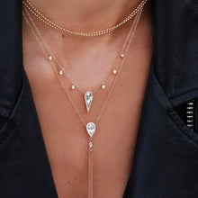 Load image into Gallery viewer, Multi Layered Necklace for Women Vintage Portrait Coin Star Moon Pendant Necklace Geometric Collier Collares
