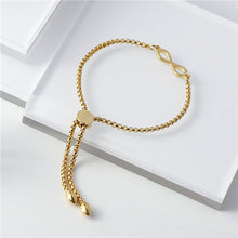 Load image into Gallery viewer, Bohemian Style Infinity Bracelets &amp; Bangles Chain Link Bracelet Femme Adjustable Charms Bangles Friends Girls Women Jewelry