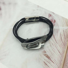 Carica l'immagine nel visualizzatore di Gallery, Bohemian Unique Design Crystal Bracelets &amp; Bangles For Women Fashion Alloy Magnetic Tube Bar Clasp bracelet 3 Colors