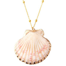 Load image into Gallery viewer, Conch Shell Necklace Sea Beach Shell Chain Pendant Necklace For Women Collier Femme Shell Cowrie Summer Jewelry Bohemian