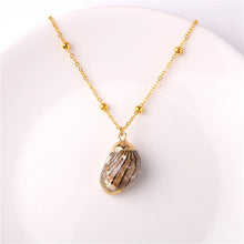 Load image into Gallery viewer, Conch Shell Necklace Sea Beach Shell Chain Pendant Necklace For Women Collier Femme Shell Cowrie Summer Jewelry Bohemian