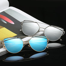Load image into Gallery viewer, Bohosco Women Mirror Sunglasses Glasses Women's Traveling Sun Solar glasses Metal Points Polit UV400 Eyewear