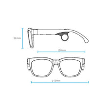 Carica l'immagine nel visualizzatore di Gallery, Bone Conduction Glasses Bone Conduction Bluetooth 5.0 Smart Glasses Outdoor Sports Sunglasses Call Glasses