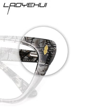 Load image into Gallery viewer, Brand Acetate Transparent Square Prescription Glasses Myopia Clear Women Computer Eyewear Frames  Cat Eye Fake Glasses