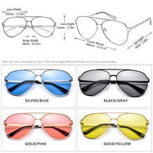 Load image into Gallery viewer, Brand Aviation Blue Pink Driving Photochromic Sunglasses Men Women Polarized Chameleon Sun Glasses Male oculos de sol masculino