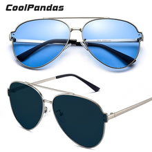 Load image into Gallery viewer, Brand Aviation Blue Pink Driving Photochromic Sunglasses Men Women Polarized Chameleon Sun Glasses Male oculos de sol masculino